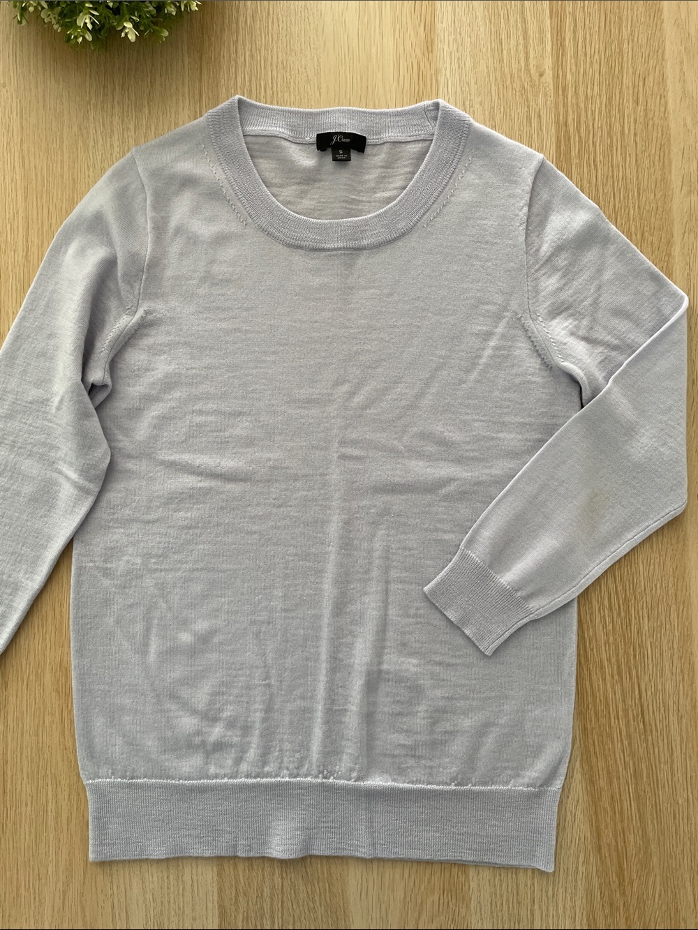 J. Crew Powder Blue (Pale Blue) Women's Scoopneck Sweater